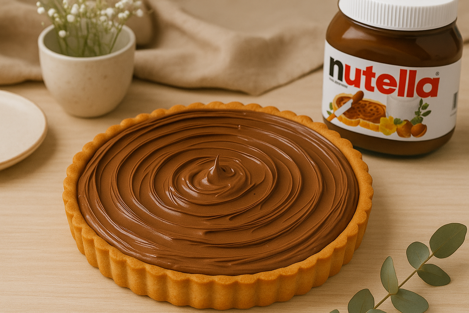 Tarte Nutella maison
