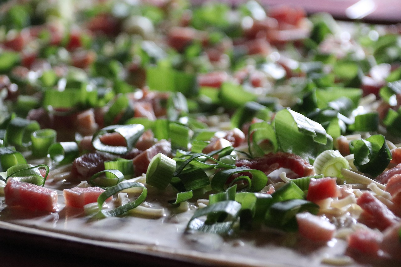 Tarte poireaux lardons